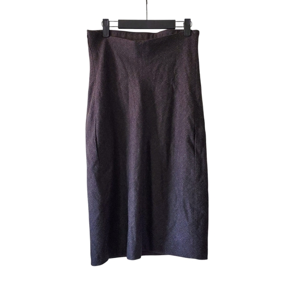 Tara Jarmon Paris Grey Plaid Strapless Pleated Stretch Mini Dress S - Picture 2 of 7